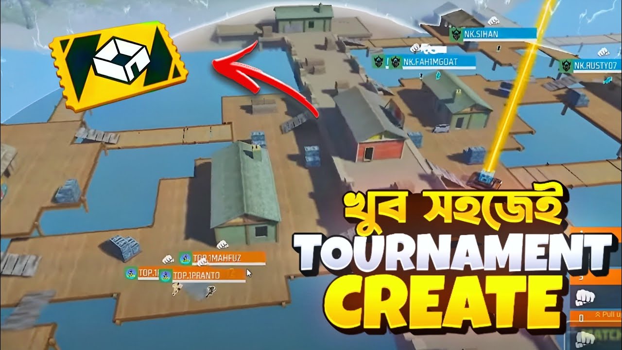 How To Create Custom Tournament Room | টুর্নামেন্ট কাস্টম বানানো | Step By Step Guide Free Fire