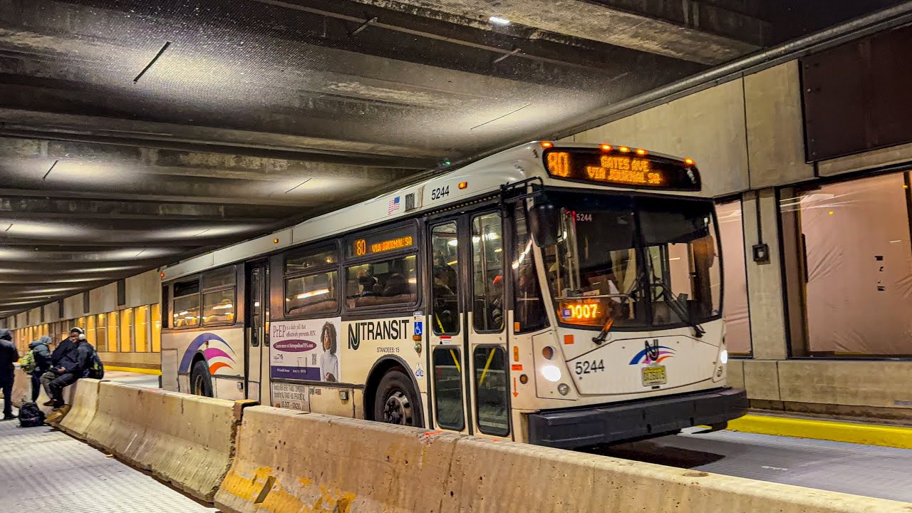 New Jersey Transit 2008 NABI 416.15 Suburban 5244 on Route 80 Ride