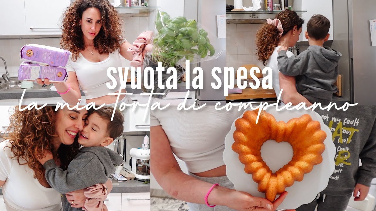 DECORO la mia TORTA di COMPLEANNO 🎂 + svuota la SPESA Coop
