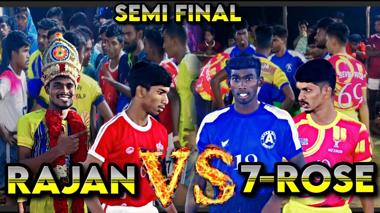 SEMI FINAL-RAJAN (பேர்ணாம்பட்டு) VS 7-ROSE (வாணியம்பாடி) @புத்தூர்~65kg match(வேலூர் DT)