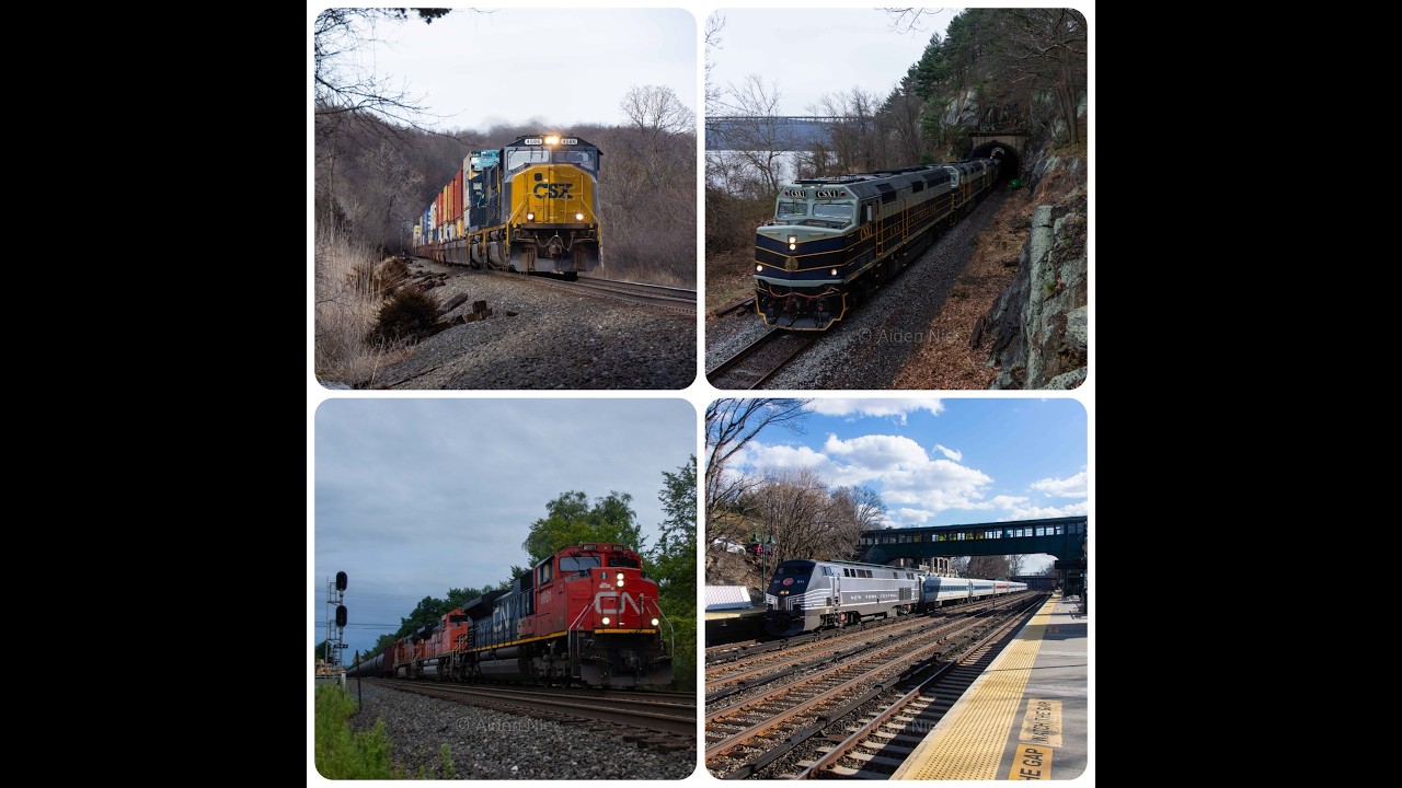 [4K] EMD Leaders, All 7 Class 1's, Heritage Units & More Along the Hudson