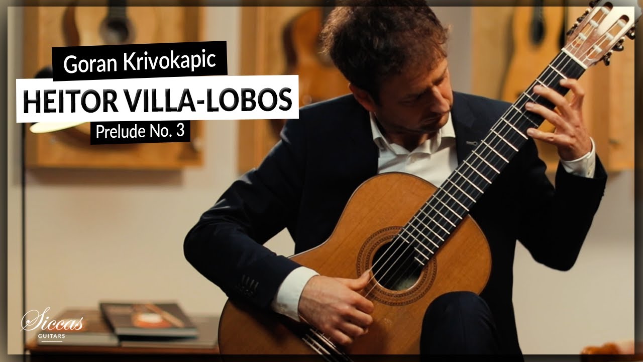 Goran Krivokapic plays Prelude No. 3 by Heitor Villa-Lobos