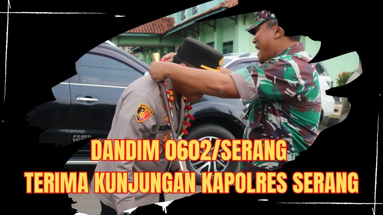 DANDIM 0602/SERANG TERIMA KUNJUNGAN KAPOLRES SERANG