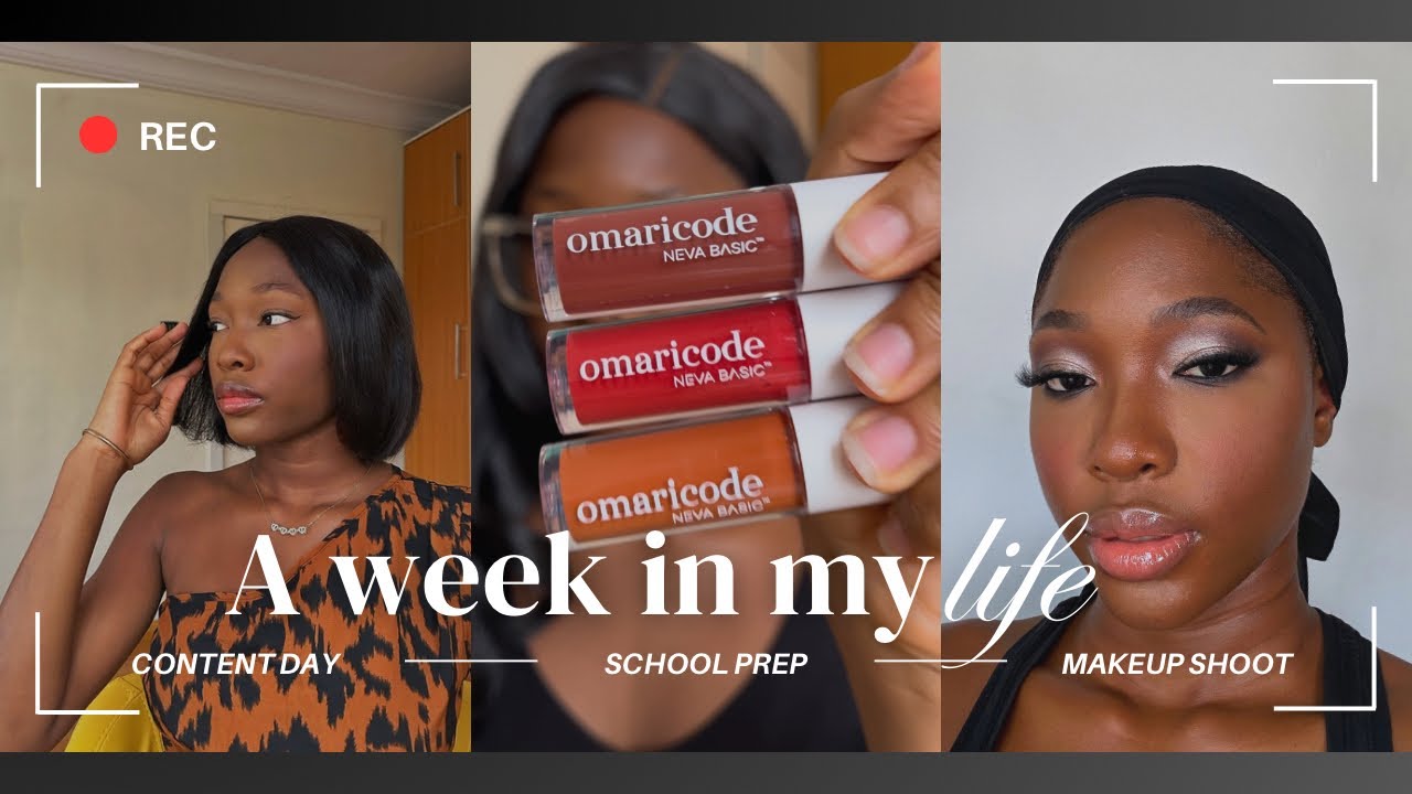 A Week in My Life Vlog; Content Day, School Prep, Makeup Shoot, Working with a Fashion Brand