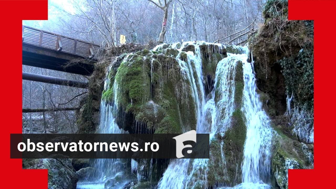 Imagini de basm la Cascada Bigăr. După prăbușirea parțială din 2021, își recapătă farmecul unic