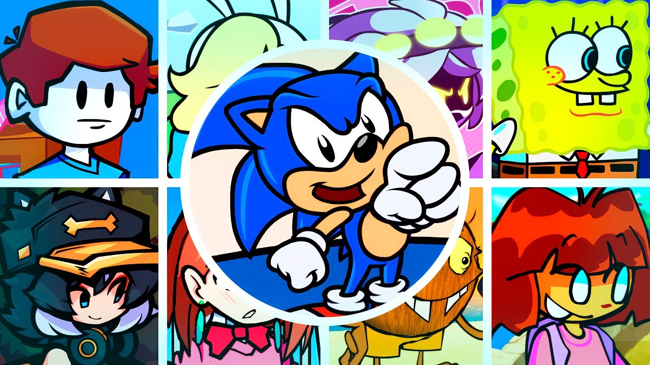 NO GOOD RESLEEPED but Every Turn a Different Character Sings🎙 (FNF Sonic Says No Good Song Remix)