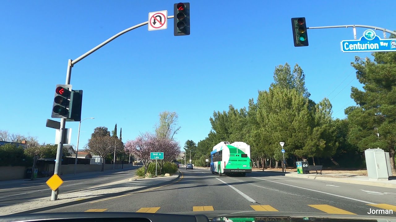 Driving around Santa Clarita