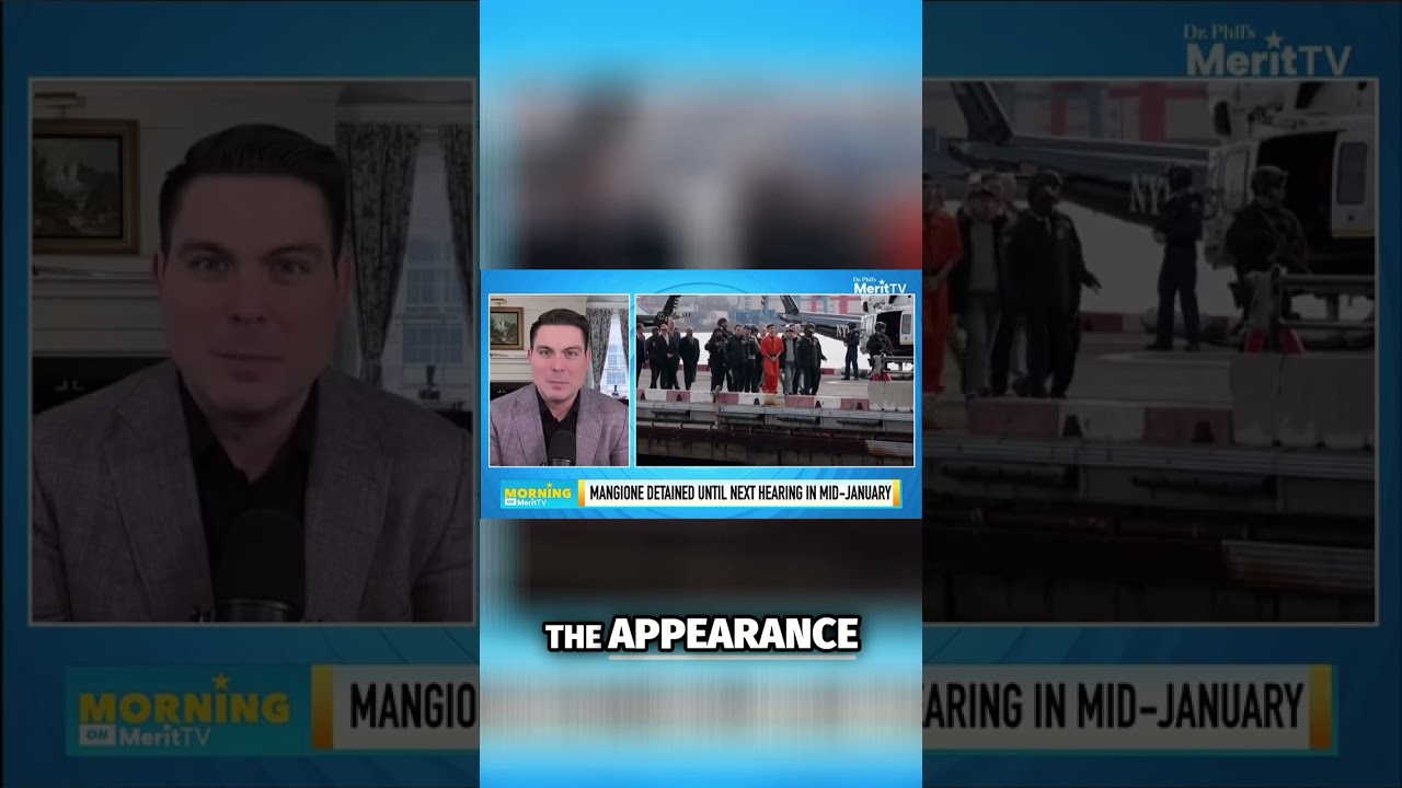 Mangione's perp walk&mdash;straight out of a Jerry Bruckheimer scene