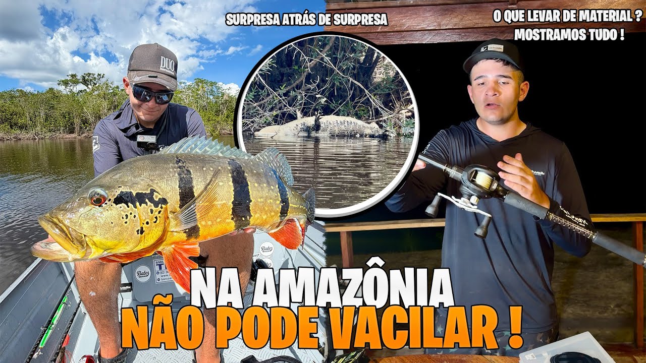 O QUE ERA NA AGUA ?! MOSTRAMOS TODO NOSSO MATERIAL PARA AMAZÔNIA | PESCARIA 2026