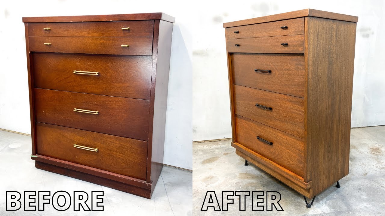Restoring & Updating A Vintage Dresser | Furniture Refinishing