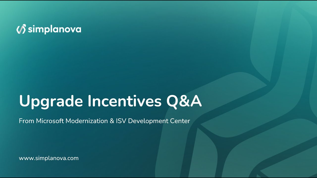 Webinar: Upgrade Incentive Program Q&A Session: Top Partner Questions Presented