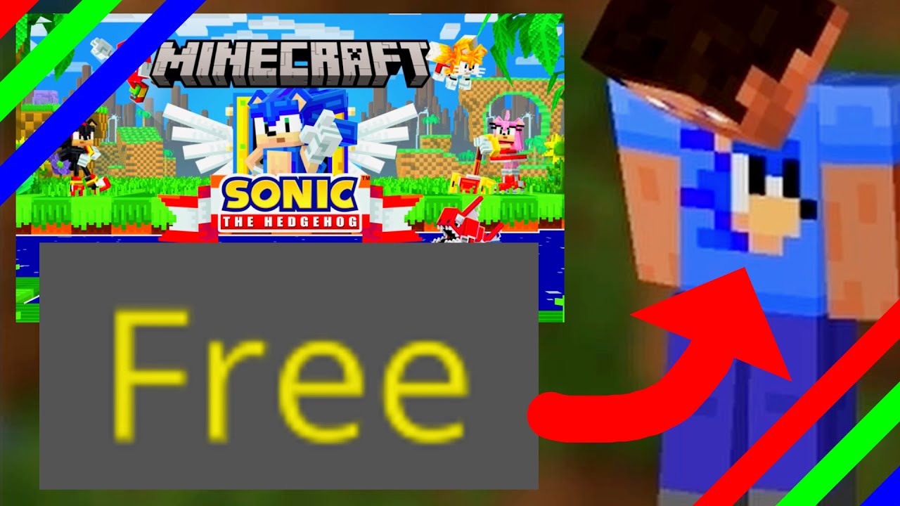 How to Get FREE SONIC SKIN/DLC on Minecraft Bedrock Edition (Xbox, PS4, MCPE, Windows 10, more)
