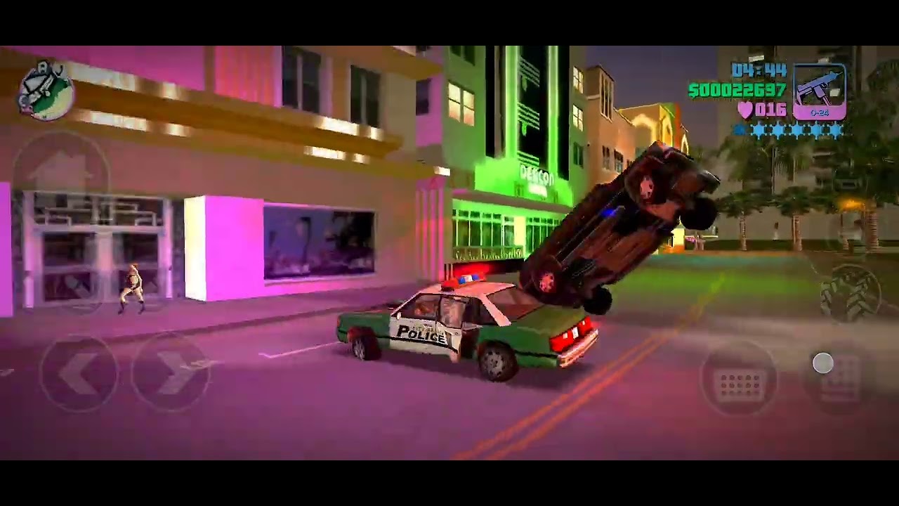 GTA vice city full fight with police 🚔