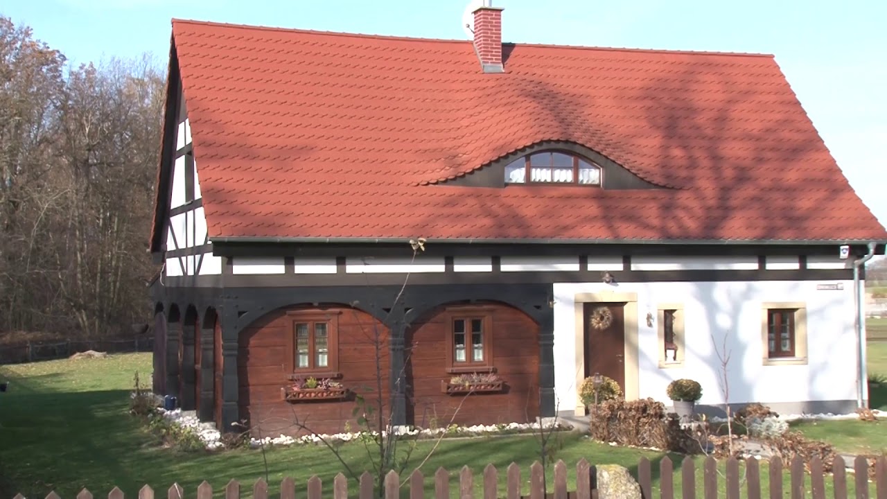 Domy przysłupowe w Worku Turoszowskim.