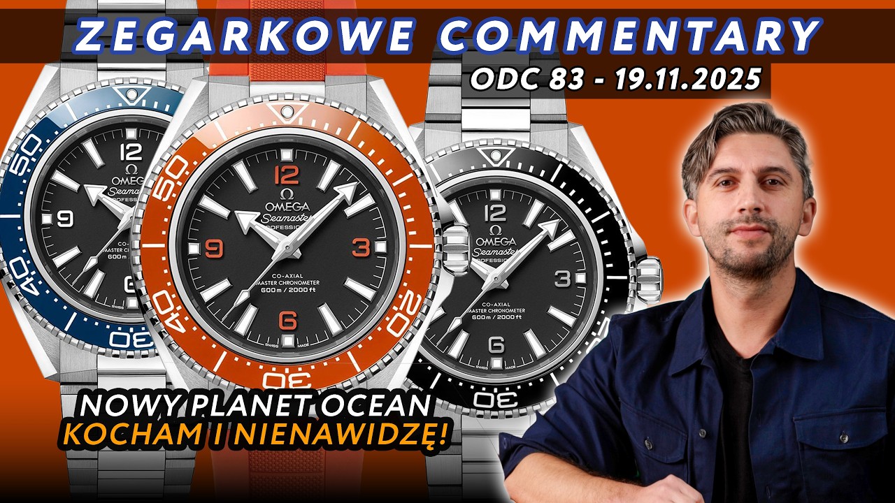 Najważniejsza premiera roku - Omega Planet Ocean, nowy Tudor Ranger, obniżone cła - ZEGARKOWE NEWSY