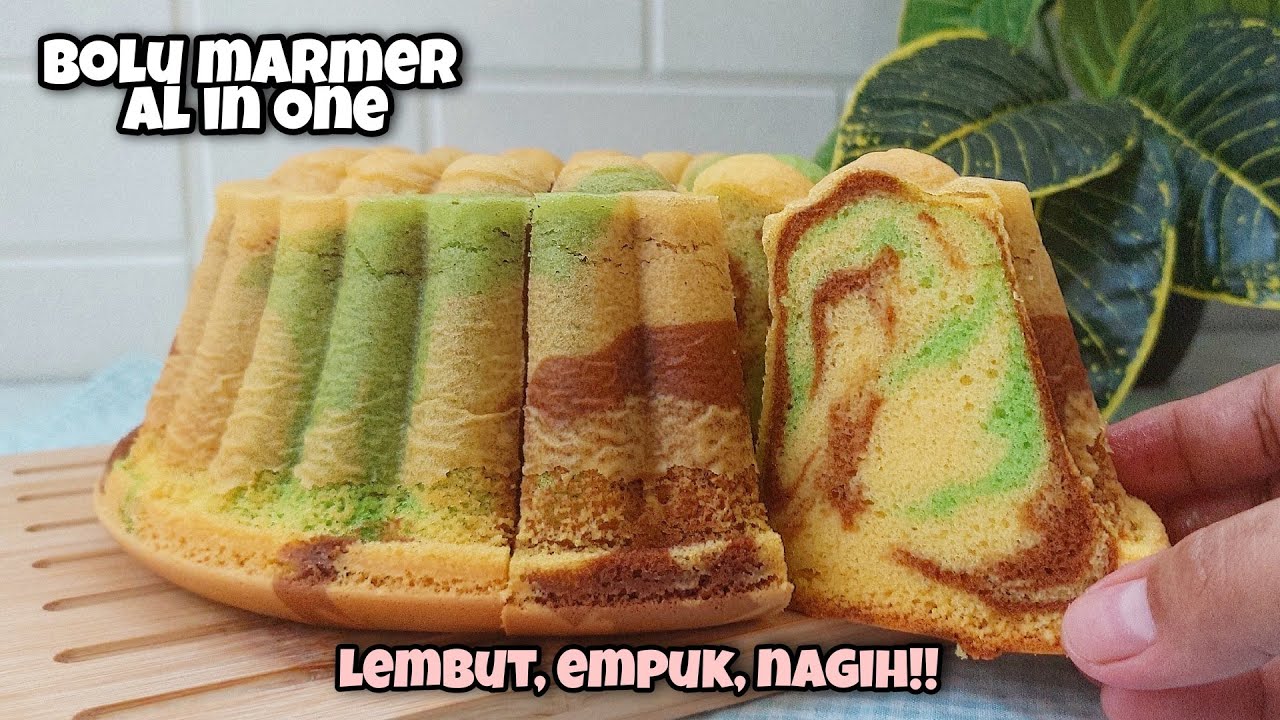 BIKIN BOLU MARMER METODE ALL IN ONE LEBIH MUDAH CEPAT DENGAN TEKSTUR LEMBUT EMPUK DAN BIKIN NAGIH!!