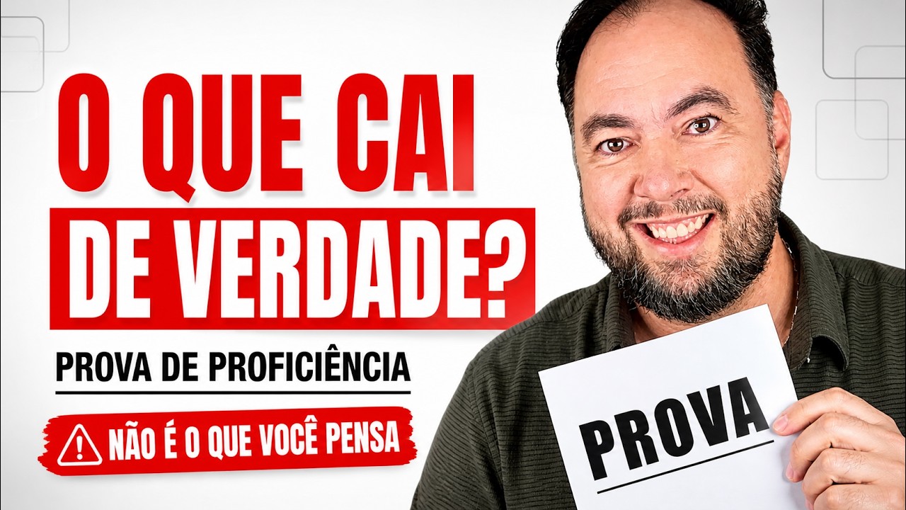 Como é a prova de proficiência em inglês para o mestrado?