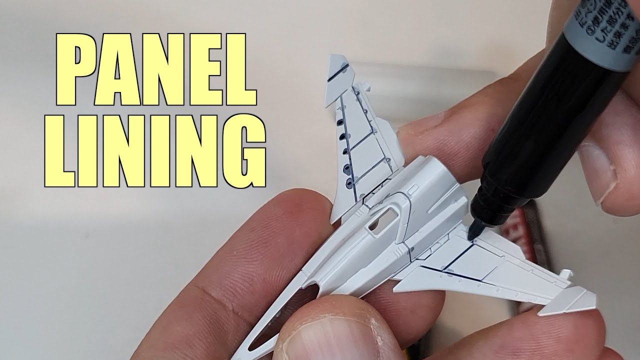 [198] TUTORIAL - Usando Gundam Marker Pour Type (Derramar) pra Panel Lining - GM301, GM302 e GM303