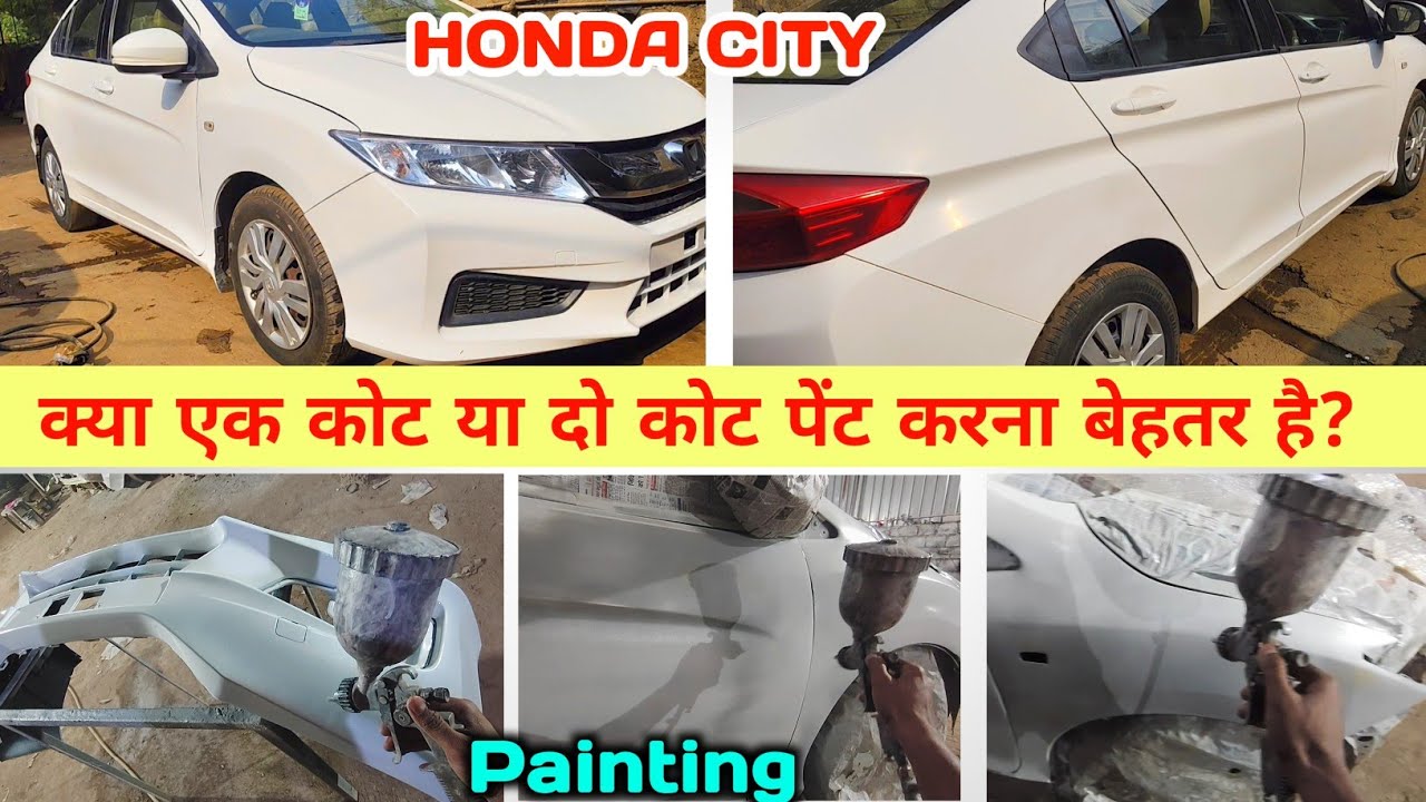 What is the best DIY paint for cars?How to paint Honda City#Carpaint #Hondacitypainting #diycarpaint