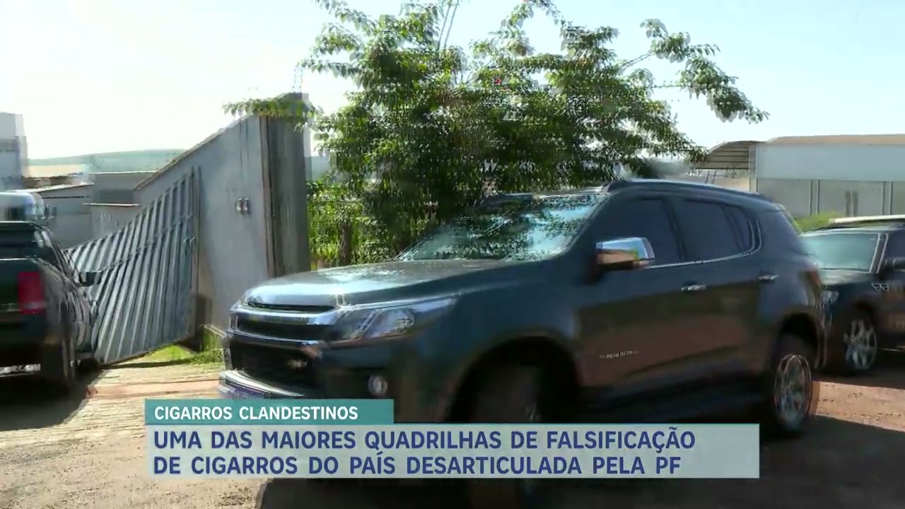Operação desarticula quadrilha de falsificação de cigarros e ligada a trabalho análogo à escravidão