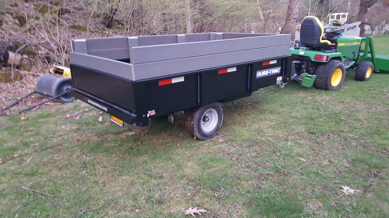 Sure-Trac 4.5' x 8' Utility Dump Trailer - Review & Modifications