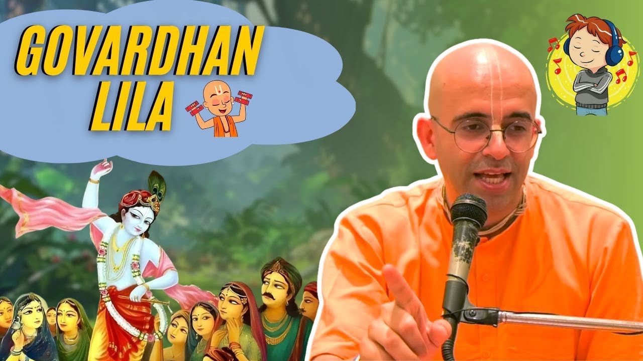 Goverdhan maharaj ki adbhut lila 😅 | goverdhan lila || H.G Amogh lila Prabhu ji || #iskcon