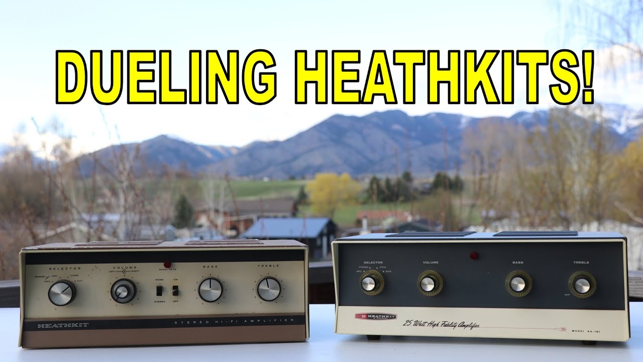 TWO Heathkit Amps! Will they play??