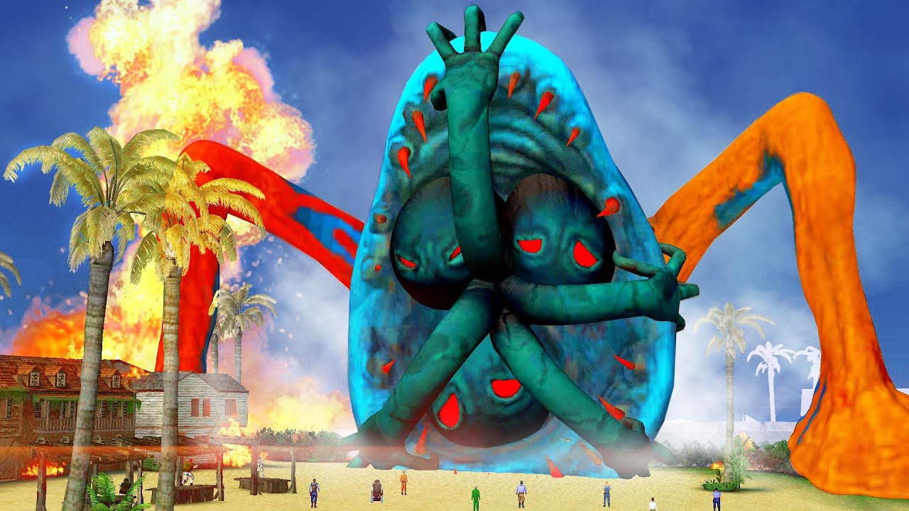 ติดอยู่บนเกาะ Doey Sea Eater จาก Poppy Playtime Chapter 4