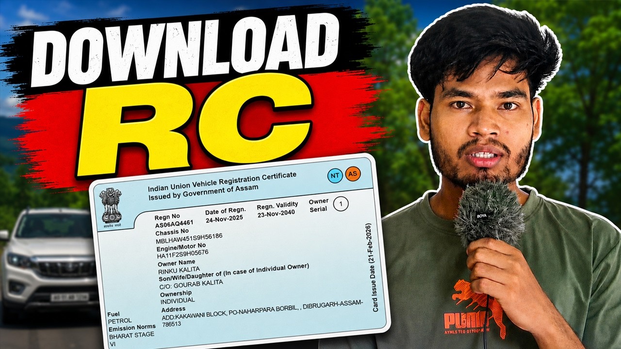 How To Re Print RC | How to download Bike Registration Certificate