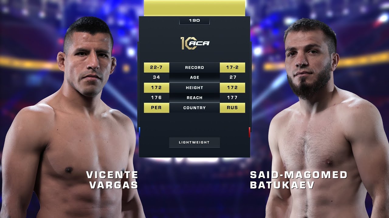 Висенте Варгас vs. Саид-Магомед Батукаев | Vicente Vargas vs. Said-Magomed Batukaev | ACA 190