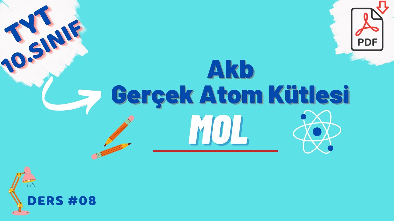 MOL KAVRAMI | Gerçek Atom Kütlesi | 10. SINIF SORU ÇÖZÜMÜ #08