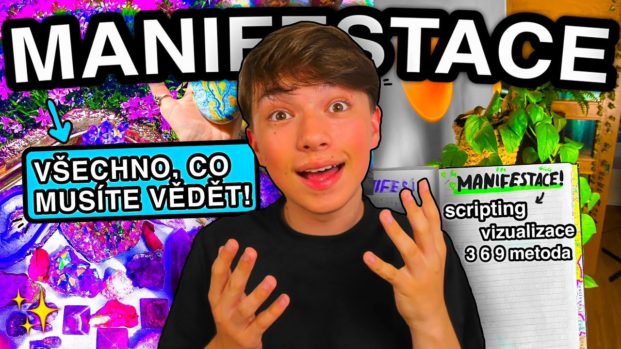 MANIFESTACE: VŠE CO O NÍ POTŘEBUJETE VĚDĚT!✨// jak EFEKTIVNĚ manifestovat a splnit si VŠECHNA přání!
