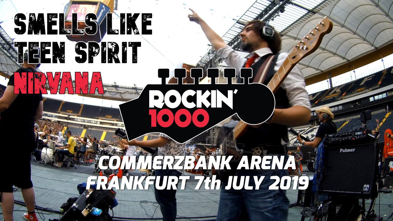 Smells Like Teen Spirit - Nirvana - Rockin'1000 - Frankfurt 2019 (Multicam + Good Sound)