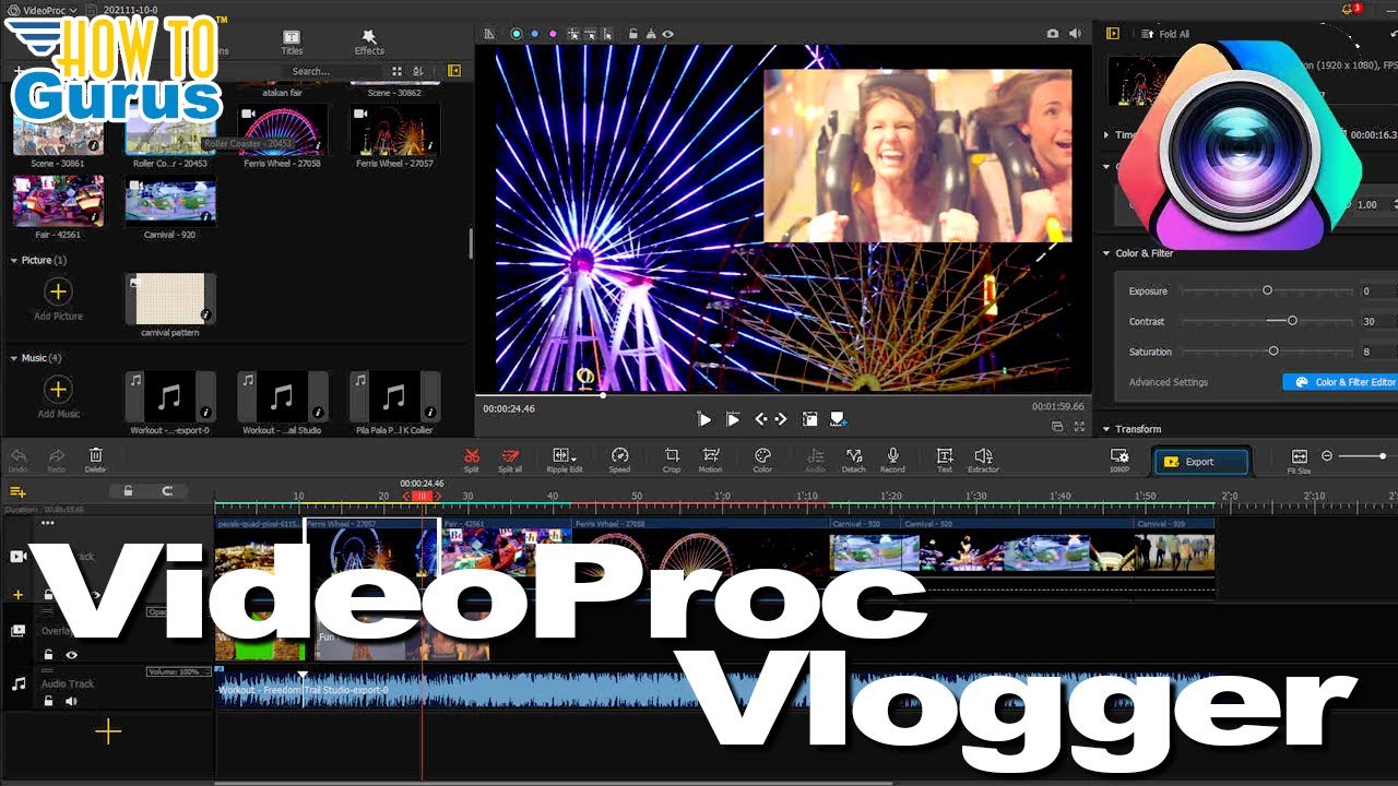 How to Edit Videos Quickly with a Completely Free Video Editing Program VideoProc Vlogger