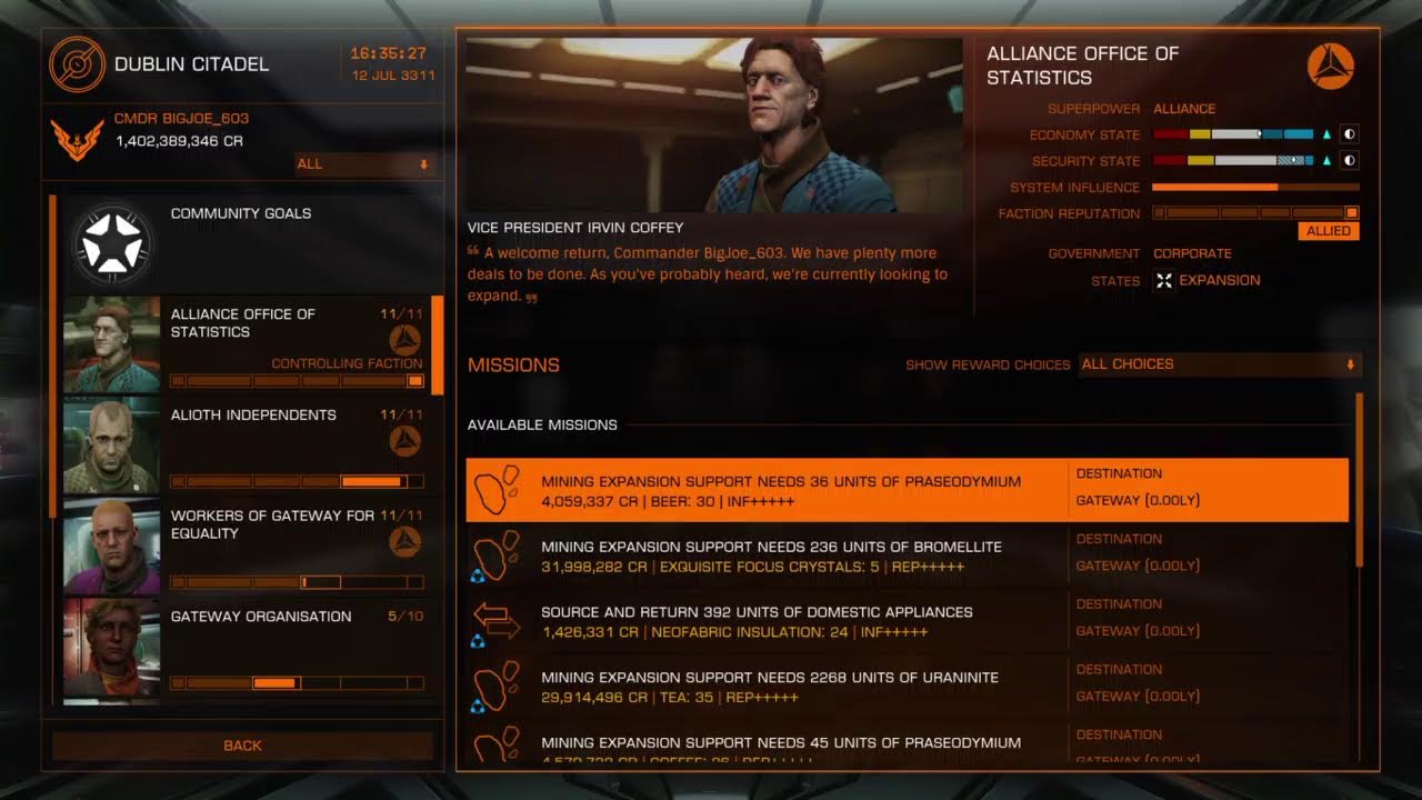 BigJoe_603 Variety Show--Elite Dangerous Horizon--PS4