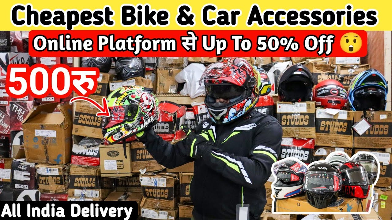 Bike & Car Accessories Market in Delhi| Biggest Importer of bike accessories|Best Spare Parts Market