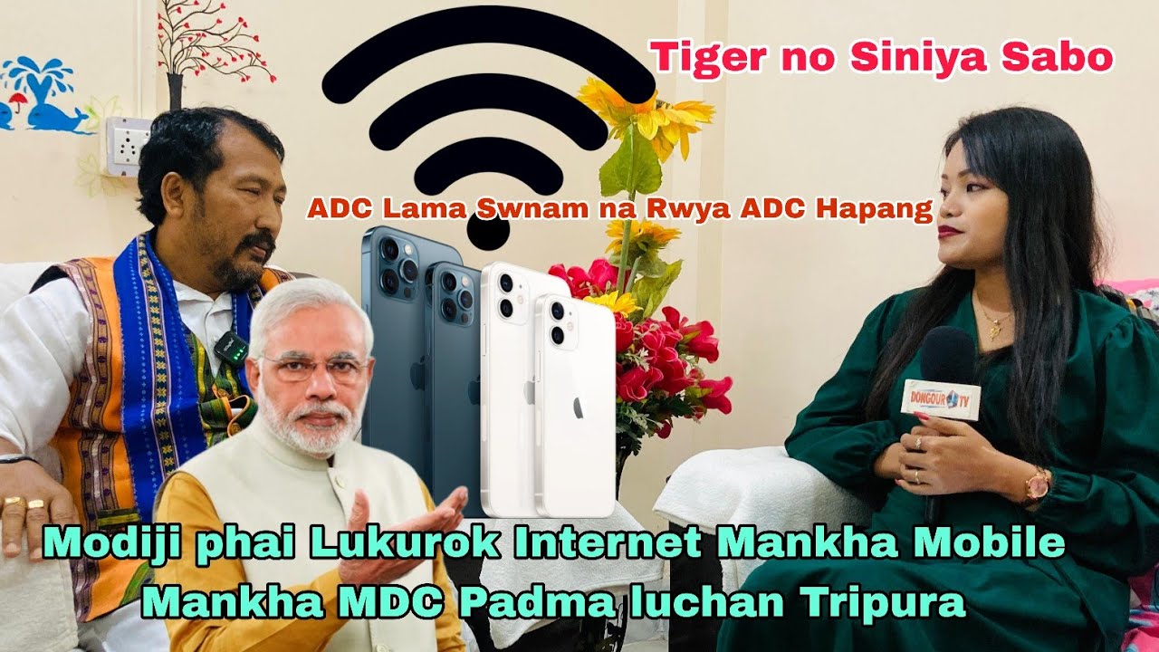Modiji phai Mobile Internet Mankha Tiprasa rok MDC Padma luchan Tripura | Election twi Koklam panda