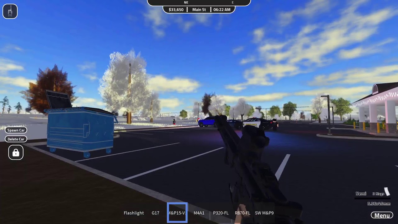 Police  patrol in Roblox