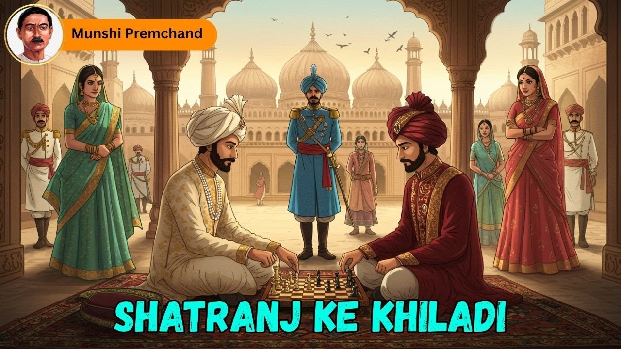 Shatranj Ke Khiladi- Munshi Premchand | Moral Animated story in English | Social  Message story