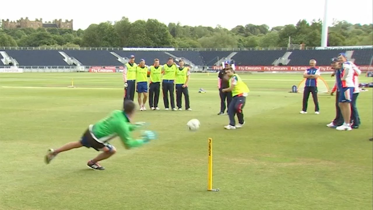 England cricket team - penalty shoot-out at Durham
