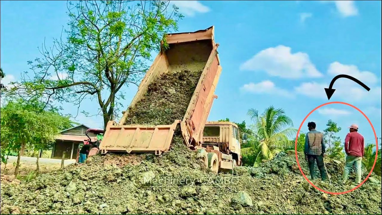 This new project will require 50 truckloads of soil to fill