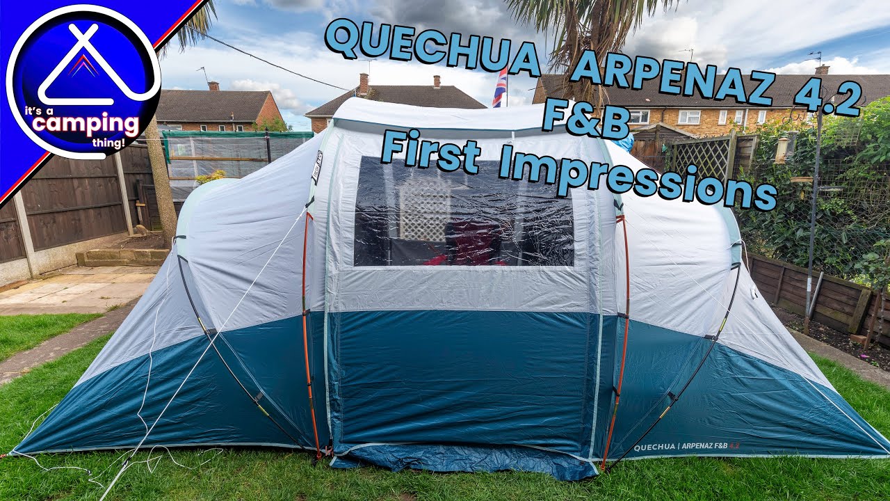 First Impressions of the Quechua Arpenaz 4.2 Fresh and Black Tent