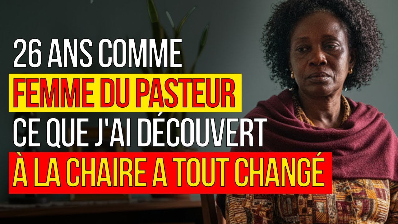 HISTOIRE VRAIE : 26 ans comme femme du pasteur — Ce que j'ai découvert à la chaire a tout changé