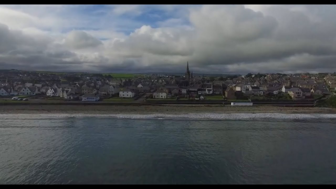 Thurso Beach Drone, Caithness, North Coast 500 Highlands, Scotland
