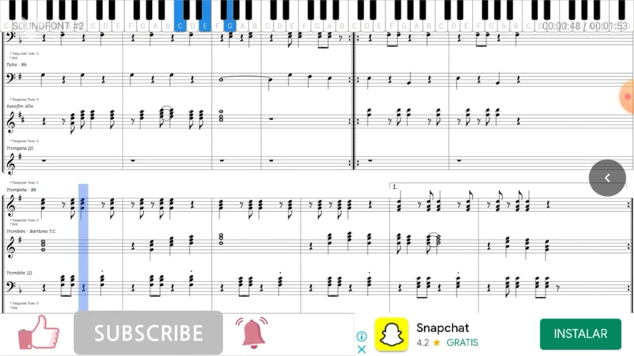 banda score completo - INTRO G SHEKI - Maestro