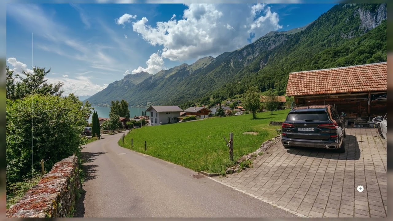 Traumhaftes Grundstück mit Seesicht an ruhiger Lage in Brienz