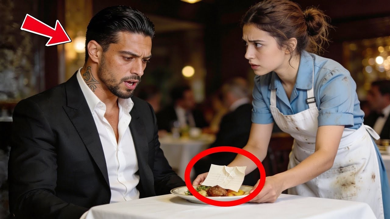 Poor Waitress Slipped a Note Into the Mafia Boss’s Hand—“Your Right-Hand Man Is A Rat. Take Him Out”