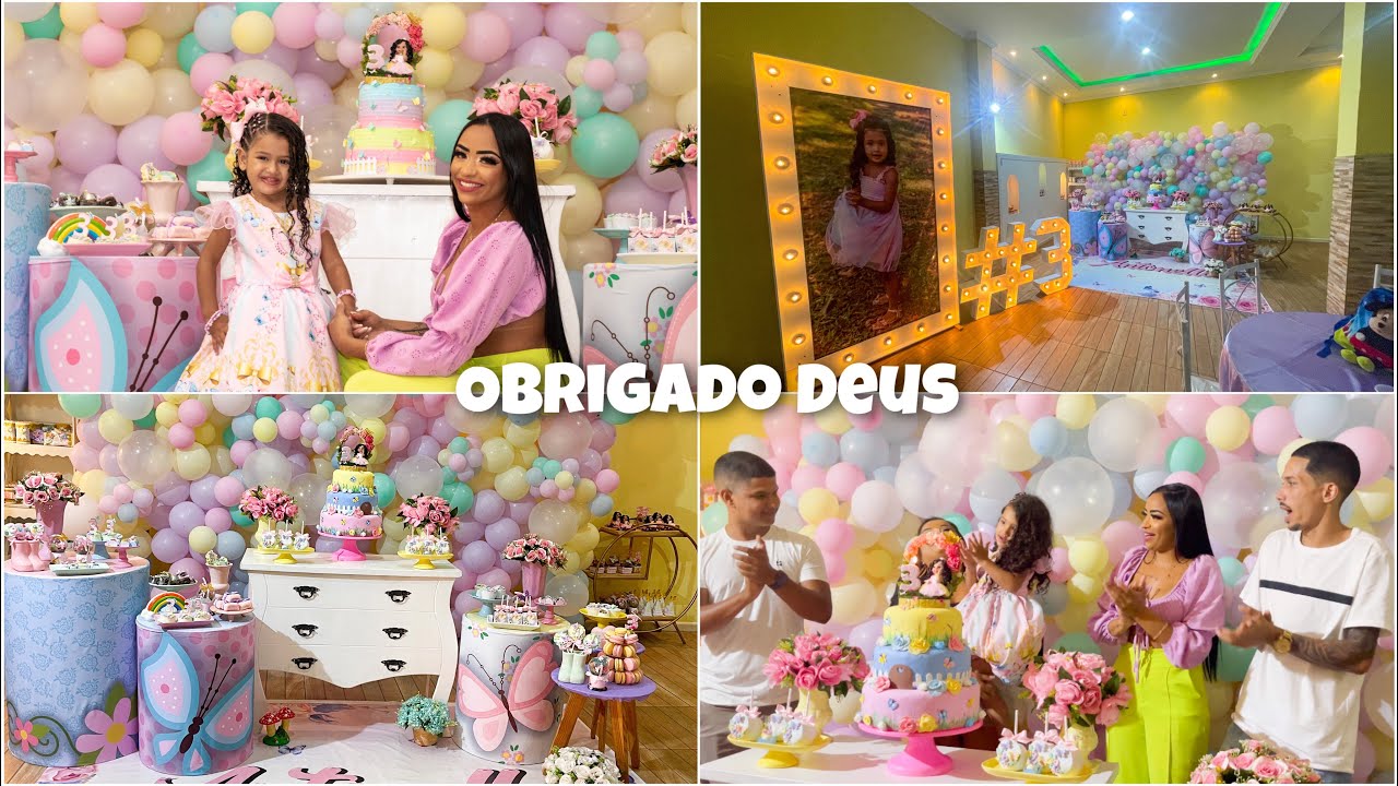 UM SONHO REALIZADO | FESTA DE 3 ANOS | JARDIM DAS BORBOLETAS