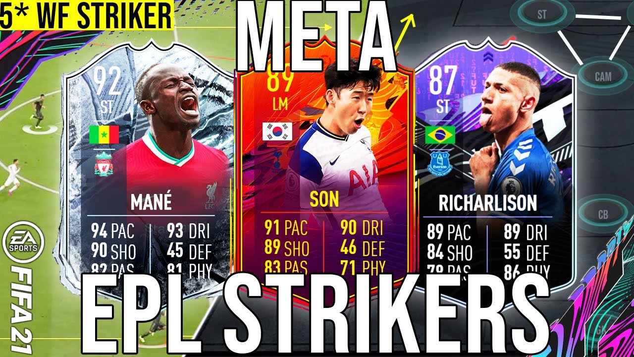 BEST META STRIKERS IN THE PREMIER LEAGUE TO GET MORE WINS (CHEAP & MID BUDGET & EXPENSIVE) FIFA 21