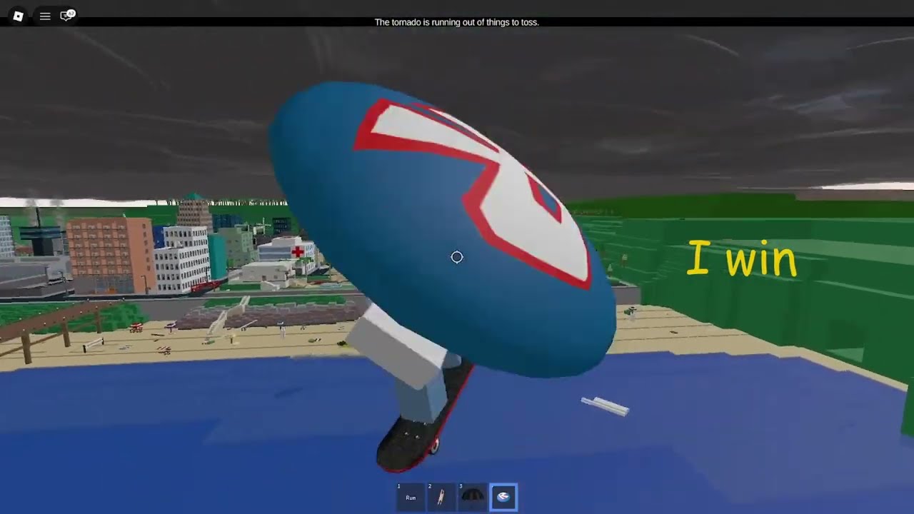 Skateboard + Backspace Key = Fly | Survive the End of Roblox